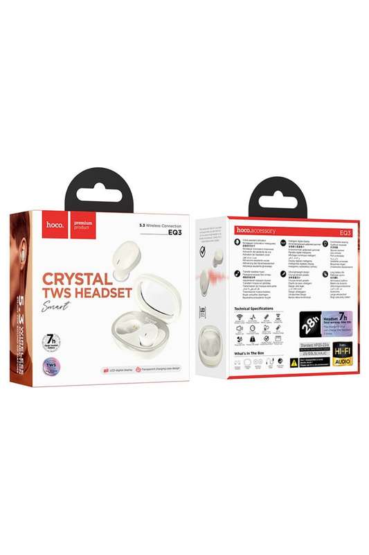 Hoco EQ3 Smart Bluetooth TWS Headset Earbuds