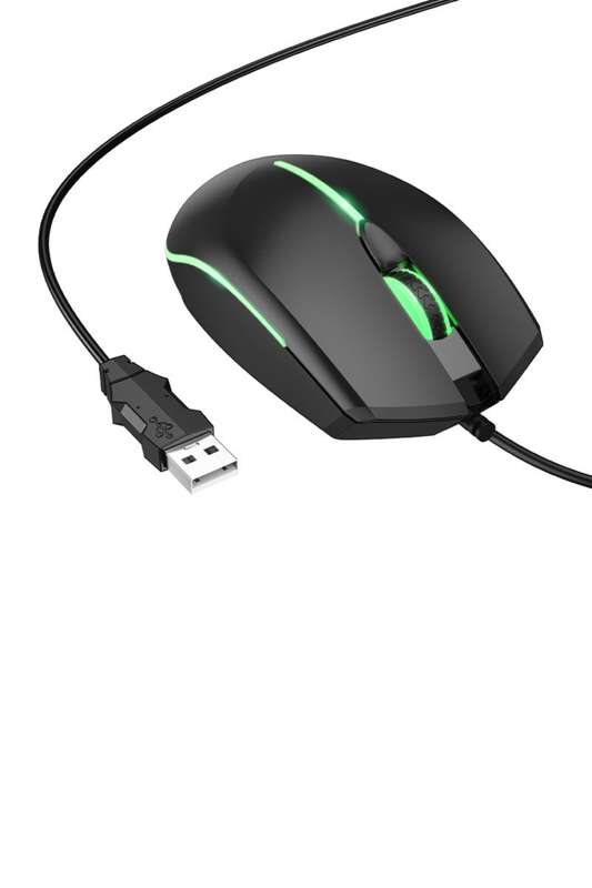 Hoco GM37 Wonderful Gaming Luminous Wired USB Mouse