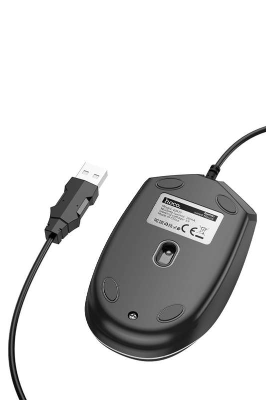 Hoco GM37 Wonderful Gaming Luminous Wired USB Mouse