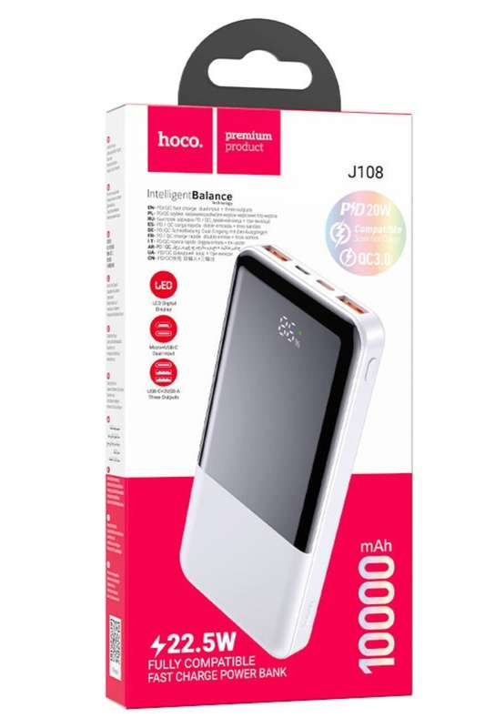 Hoco J108 Power Bank Universe 22.5W 10000mAh