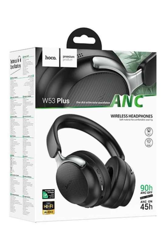 Hoco W53 Plus ANC Noise Cancelling Bluetooth Premium Headset