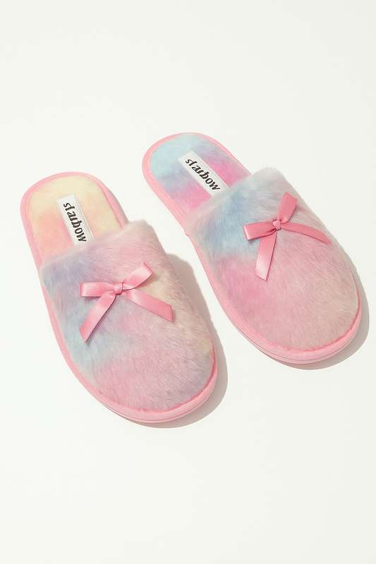 Ladies Plush Winter Bedroom Slippers