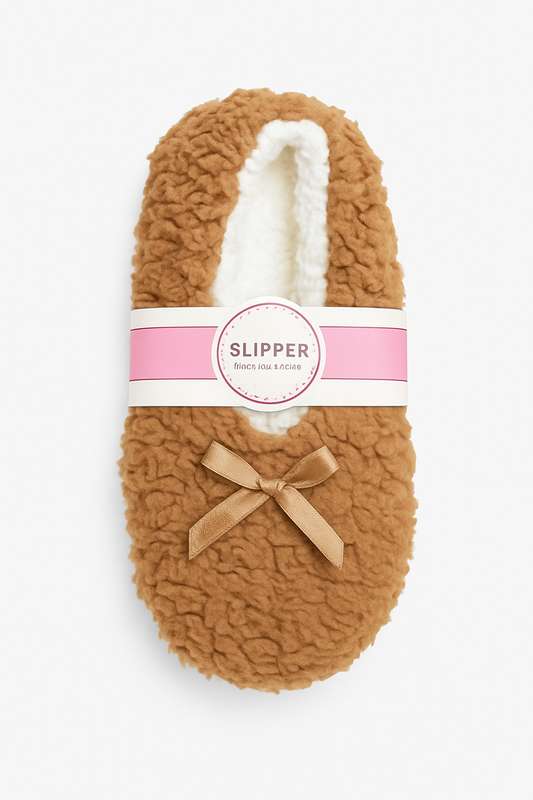 Ladies Winter Walking Slipper Grip Fleece Socks Free Size UK 4 to UK 9