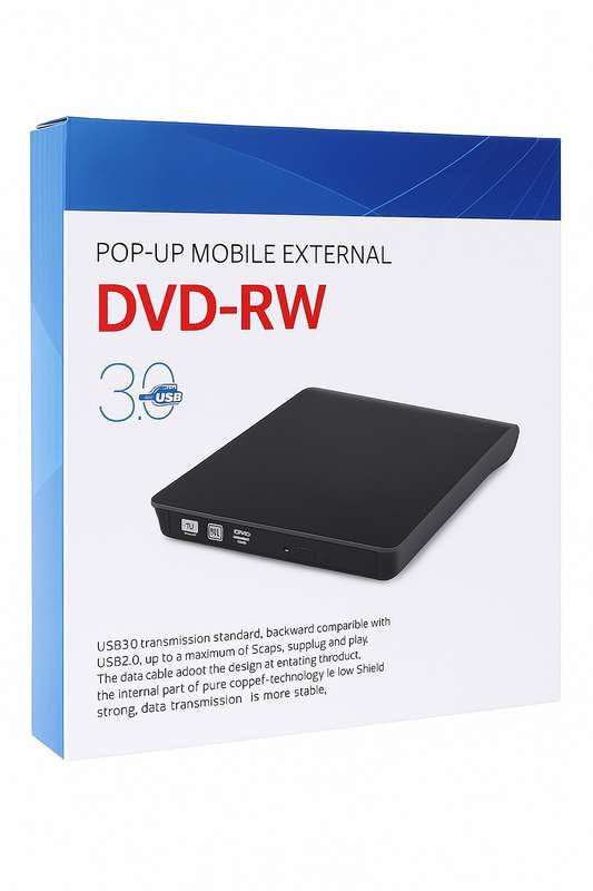 Mobile External DVD Player & Burner USB Drive For PC DVD-RW