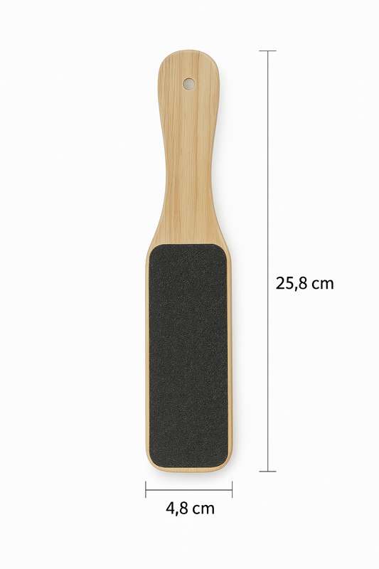 Senza® Double Sided Foot File Callus Remover with Bamboo Handle
