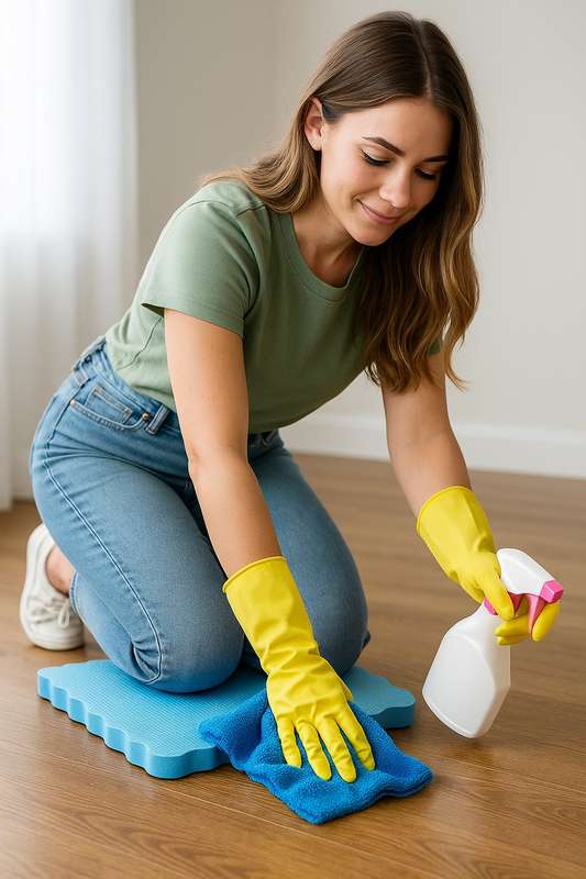 Senza® Foam Heavy Duty Knee Pad Preventing Cold From Floor