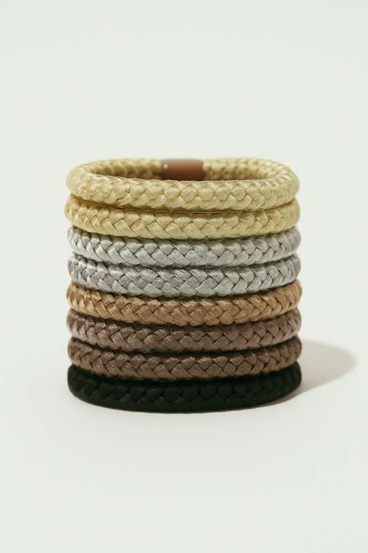 Senza® Ruche Stretch Hairbands 8 Pack