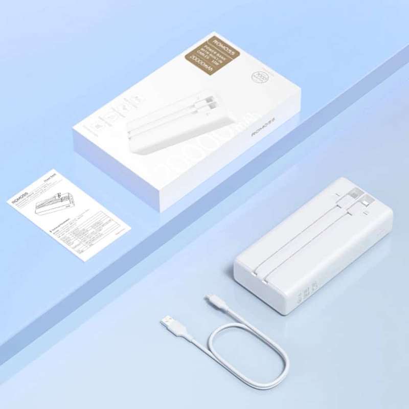 Romoss PRC20 20000mAh 22.5W Fast Charge Power Bank &#x2013; White