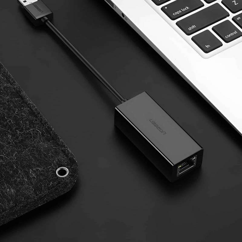 UGREEN CM111 USB-A 3.0 to Gigabit Ethernet Adapter - Black