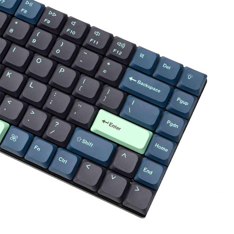Keychron Low Profile Dye-Sub PBT LSA Full Set Keycap Set &#x2013; Hacker Edition (133 Keys, PBT, ...