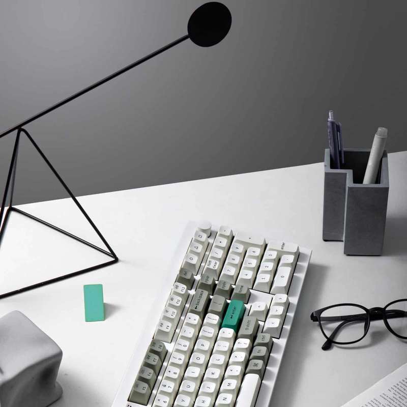 Keychron Q5M-M1 QMK/VIA Wireless Custom Keyboard - Shell White