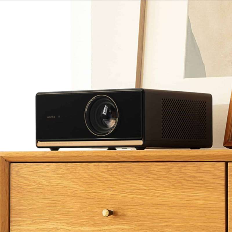 WANBO X5 Pro Full HD Smart Projector (1080p, 1100 ANSI Lumens, Android TV, ASA 3.0, 5GHz Wi-Fi, A...