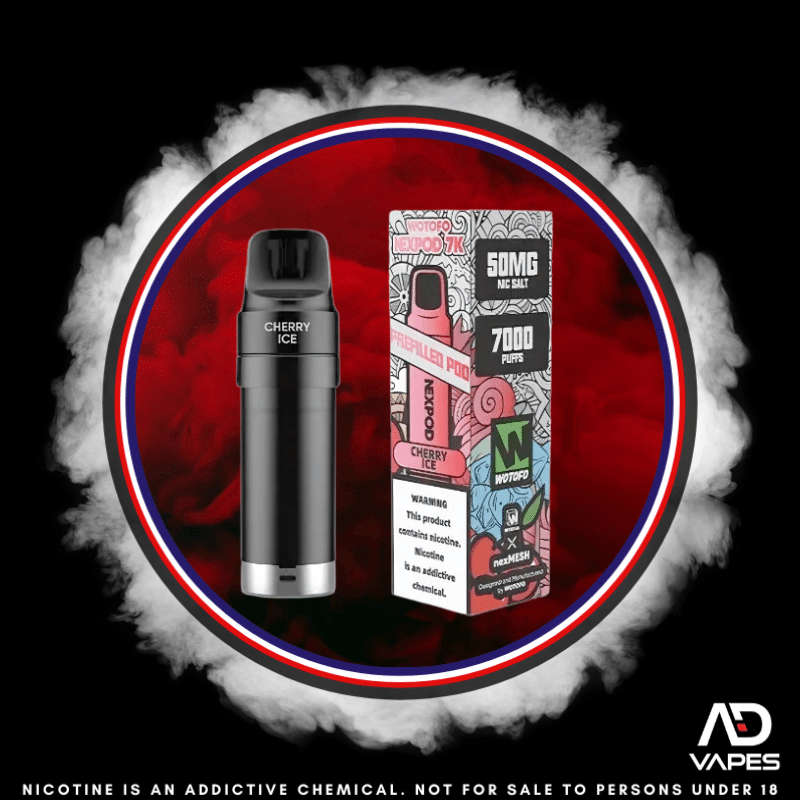 Wotofo Nexpod Replacement Pod 7000 50mg Cherry Ice