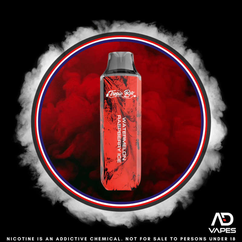 Tropic Bar 10k 50mg Watermelon Raspberry Ice