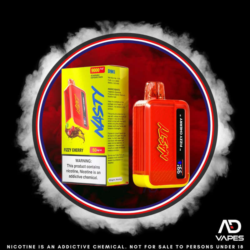Nasty Bar 9000 50mg Fizzy Cherry