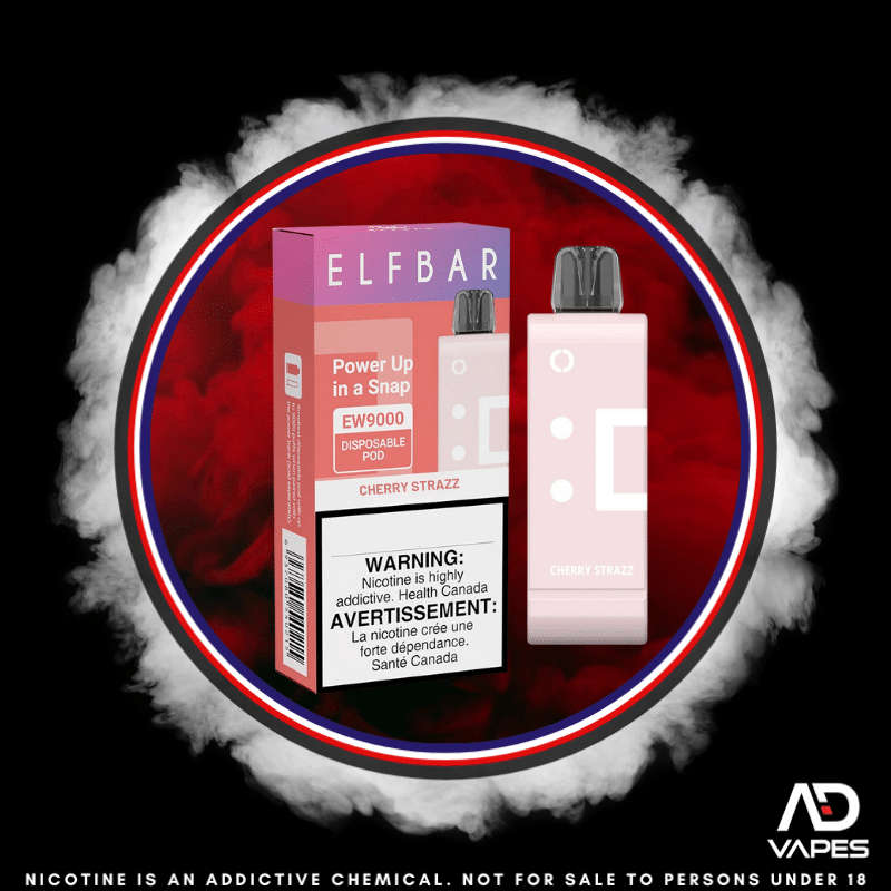 Elf Bar EW9000 50mg Pod Cherry Strazz No Battery