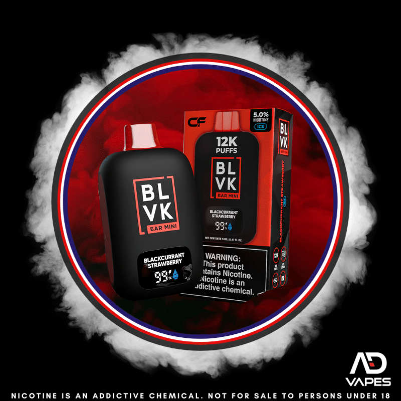 BLVK Bar Mini 12k 50mg Blackcurrant Strawberry
