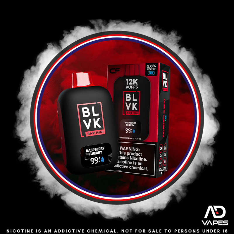 BLVK Bar Mini 12k 50mg Raspberry Cherry