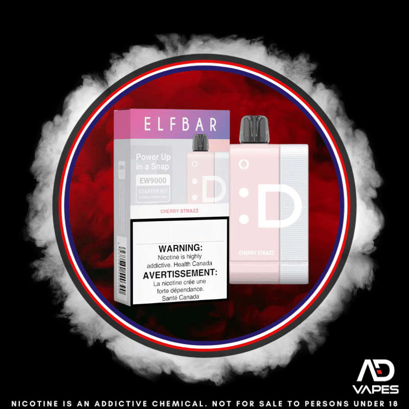 Elf Bar EW9000 50mg Kit Cherry Strazz Pod + Battery
