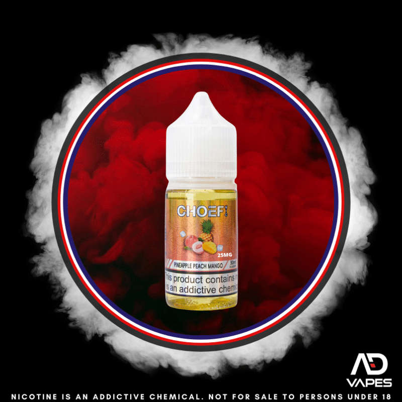 Choef Pineapple Peach Mango 25mg 30ml