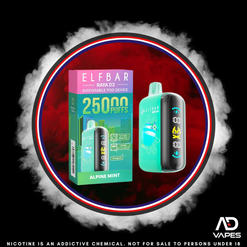 Elf Bar Raya D3 25K 50mg Alpine Mint