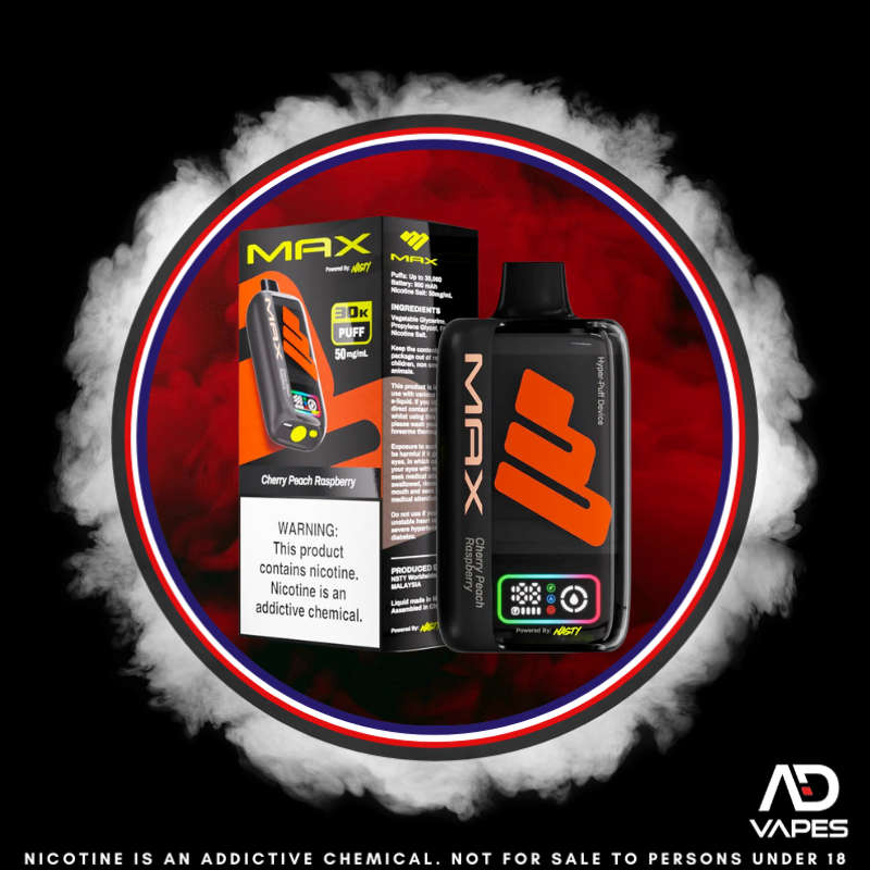 Nasty MAX 30K 50mg Cherry Peach Raspberry