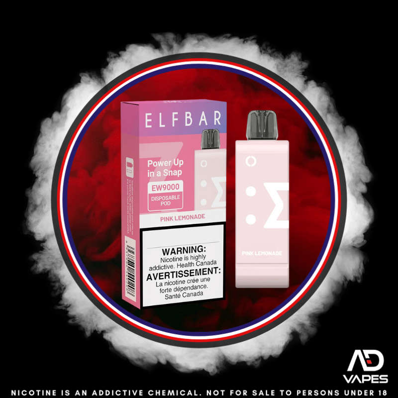 Elf Bar EW9000 50mg Pod Pink Lemonade No Battery