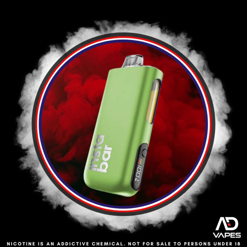 InstaBar BE 40k 50mg Sour Apple Ice