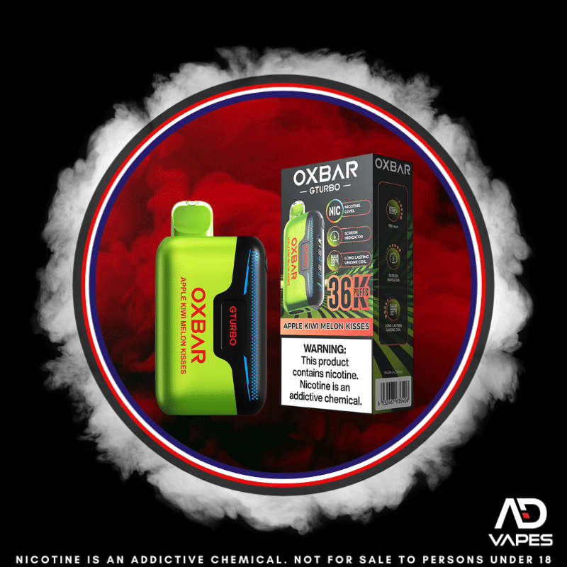 Oxbar GTurbo 36K 50mg Apple Kiwi Melon Kisses