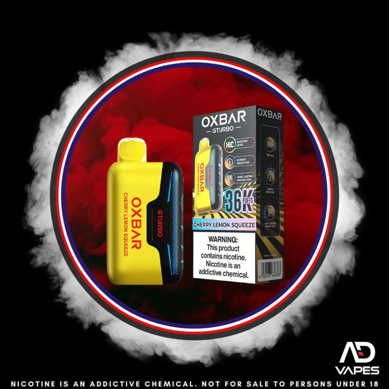 Oxbar GTurbo 36K 50mg Cherry Lemon Squeeze