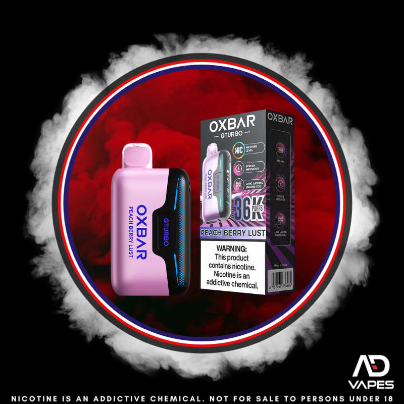 Oxbar GTurbo 36K 50mg Peach Berry Lust