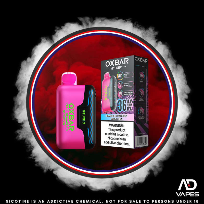 Oxbar GTurbo 36K 50mg Peach Strawberry Seduction