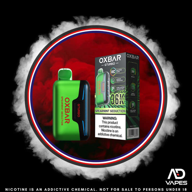 Oxbar GTurbo 36K 50mg Spearmint Seduction