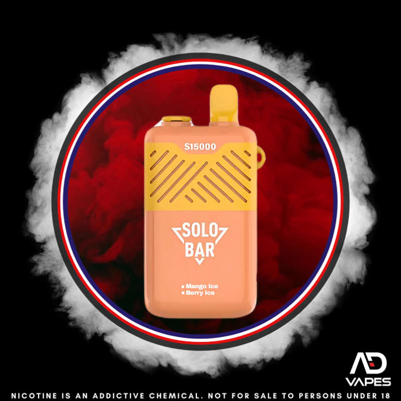 Solo Bar S15000 50mg Mango Ice & Berry Ice
