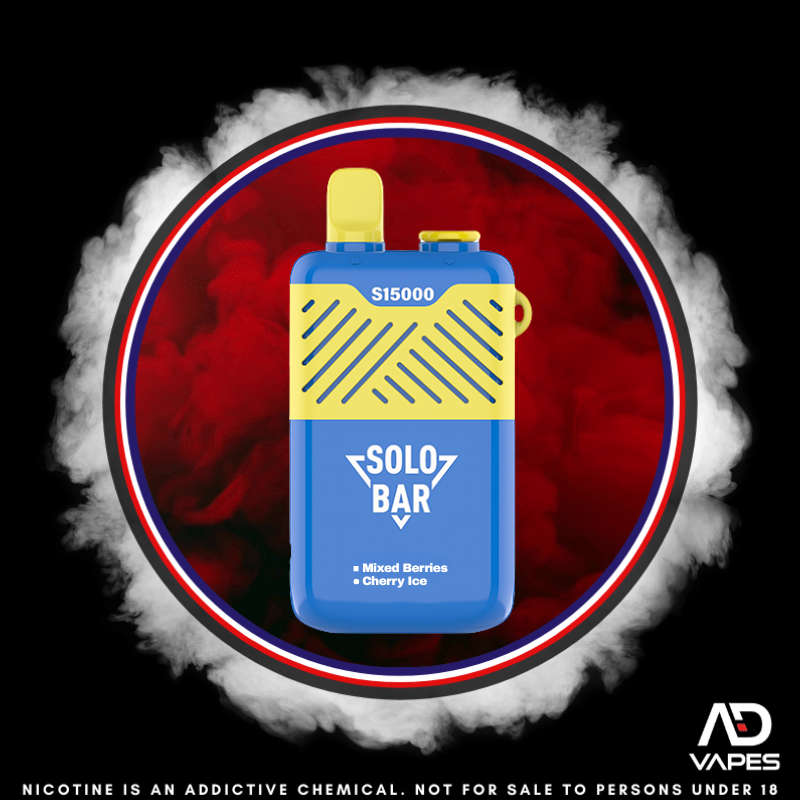 Solo Bar S15000 50mg Mixed Berries & Cherry Ice