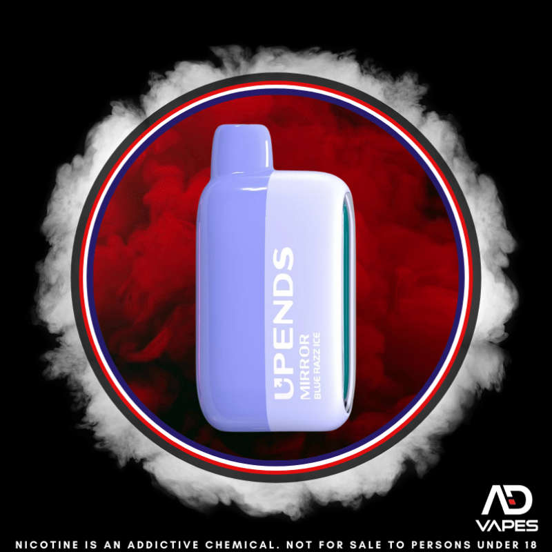 Upends Mirror 6500 50mg Blue Razz Ice