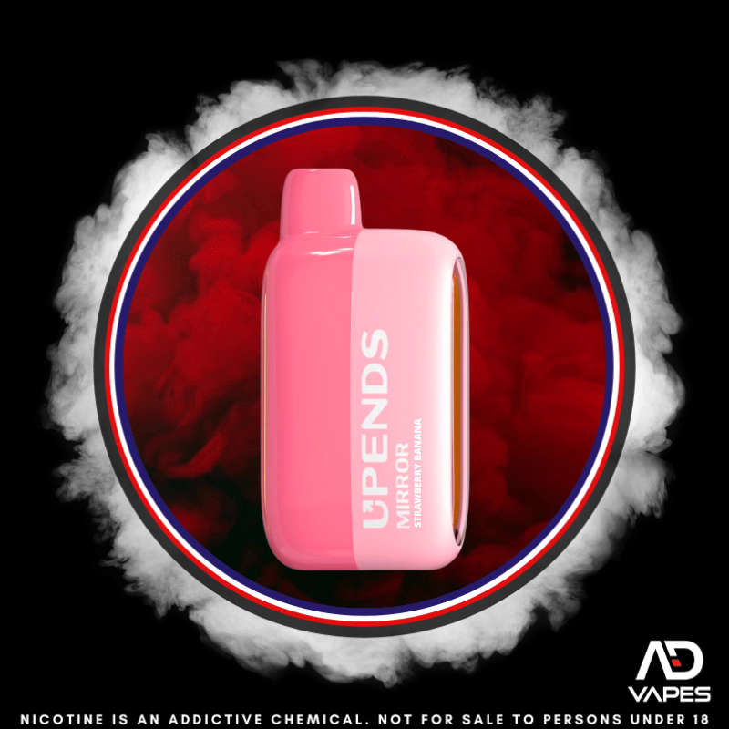 Upends Mirror 6500 50mg Strawberry Banana