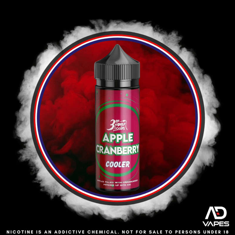 Cosmic Dropz 3rd World Apple Cranberry Cooler 120ml Flavour Shot