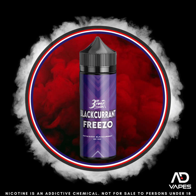 Cosmic Dropz 3rd World Blackcurrant Freezo 120ml Flavour Shot