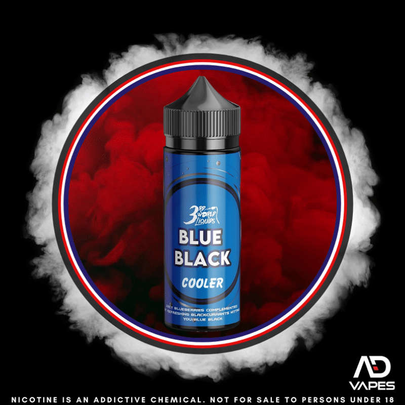 Cosmic Dropz 3rd World Blue Black Cooler 120ml Flavour Shot
