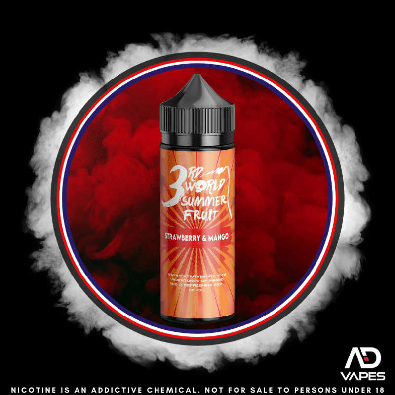 Cosmic Dropz 3rd World Summer Fruit Strawberry & Mango 120ml Flavour Shot