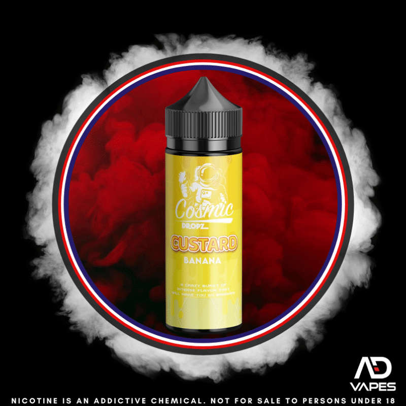 Cosmic Dropz Custard Banana 120ml Flavour Shot