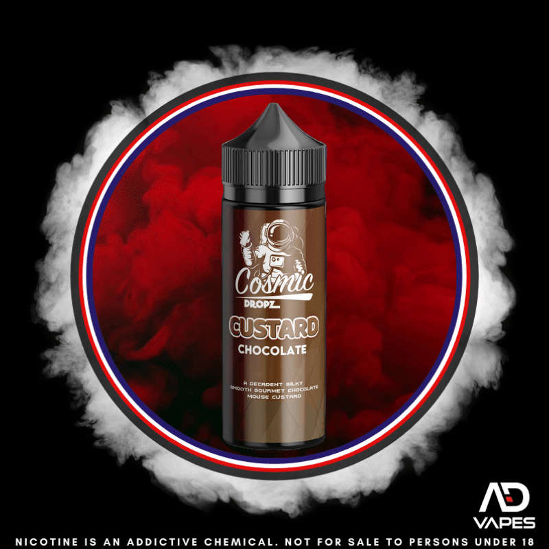 Cosmic Dropz Custard Chocolate 120ml Flavour Shot