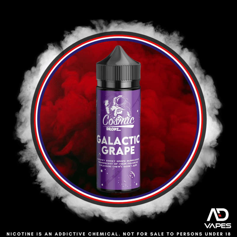 Cosmic Dropz Galactic Grape 120ml Flavour Shot