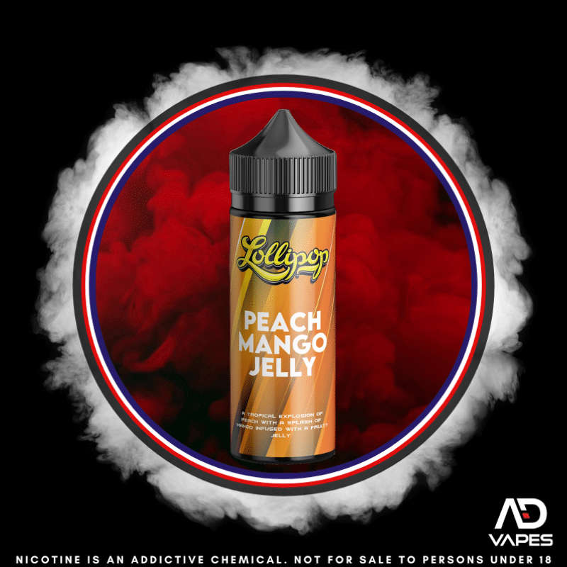 Cosmic Dropz Lollipop Peach Mango Jelly 120ml Flavour Shot