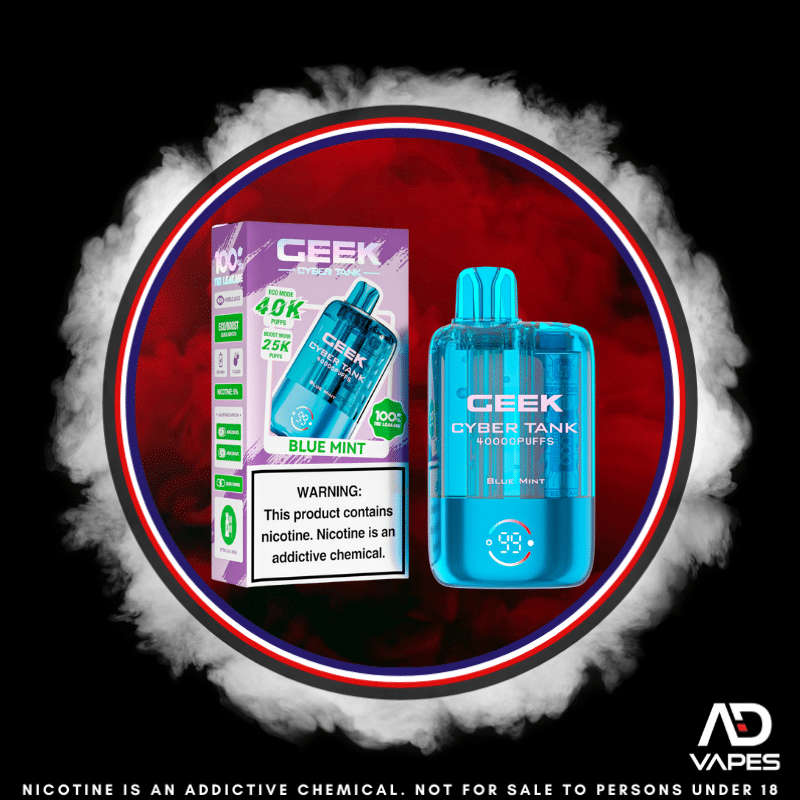 Keystone Geek Cyber Tank 40K 50mg Blue Mint