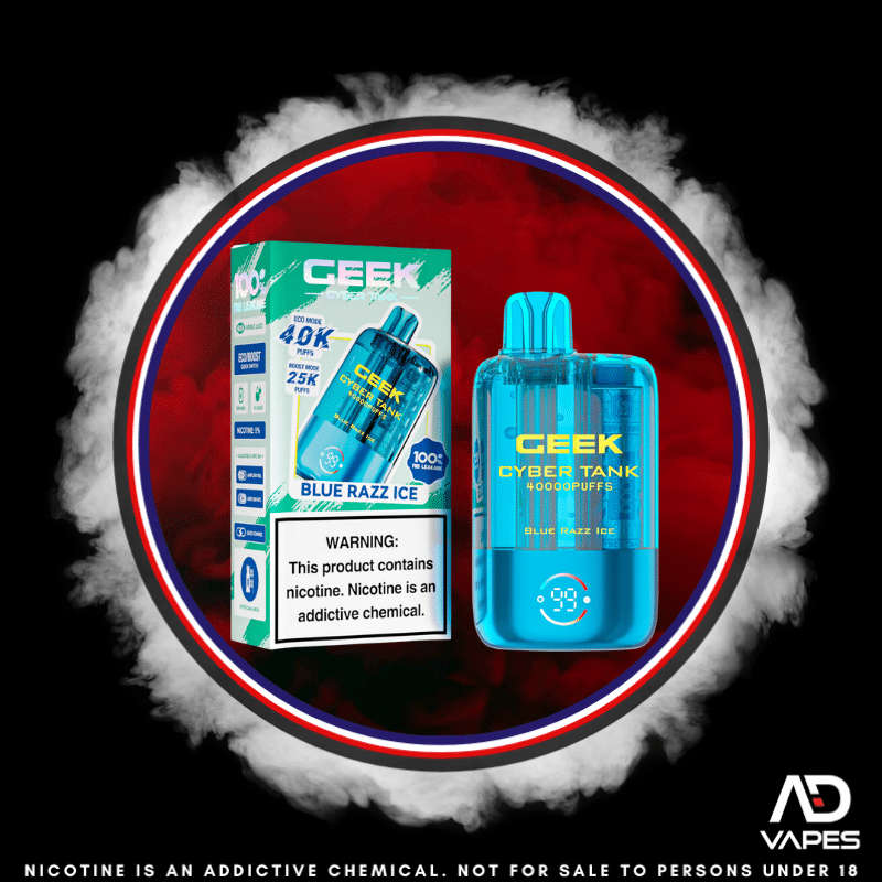 Keystone Geek Cyber Tank 40K 50mg Blue Razz Ice