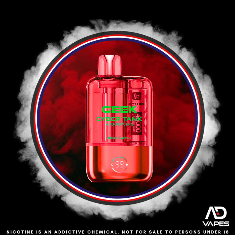 Keystone Geek Cyber Tank 40K 50mg Double Apple