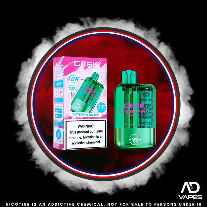 Keystone Geek Cyber Tank 40K 50mg Watermelon Ice
