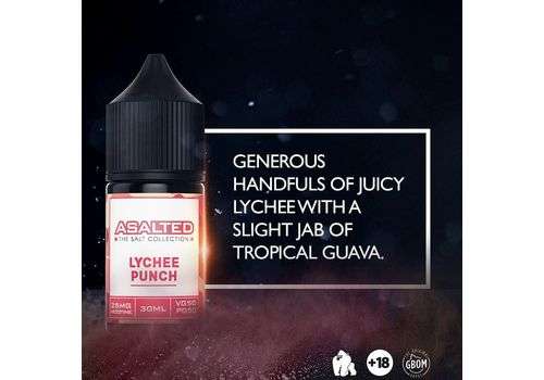 Asalted by Gbom - Lychee Punch 25mg Nic Salts (30ml) - GBOM Vapes 25mg